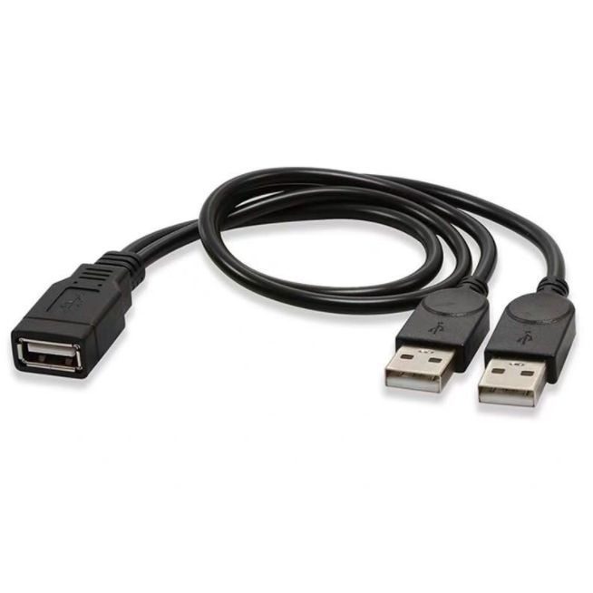 USB 2.0 2-v-1 podaljšani podatkovni kabel USB